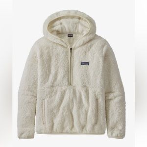 Patagonia Women's Los Gatos Hooded Fleece Pullover - Birch White